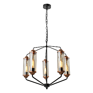Подвесная люстра Lussole Loft Fishers LSP-8800