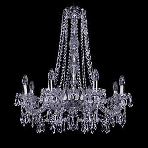 Подвесная люстра Bohemia Ivele Crystal 1403/8/240/h-76 Ni