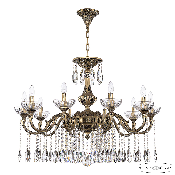 Подвесная люстра Bohemia Ivele Crystal AL78101/10/300 A AGB P Clear/M-1H