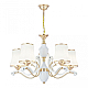 Подвесная люстра Arte Milano Florentia-3987 303987/5 Wh/Gd
