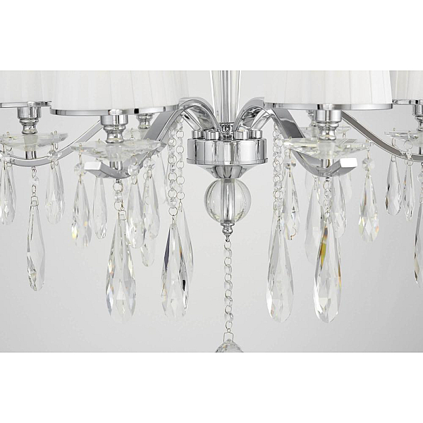 Подвесная люстра Lumina Deco Alessia LDP 1726-6 CHR
