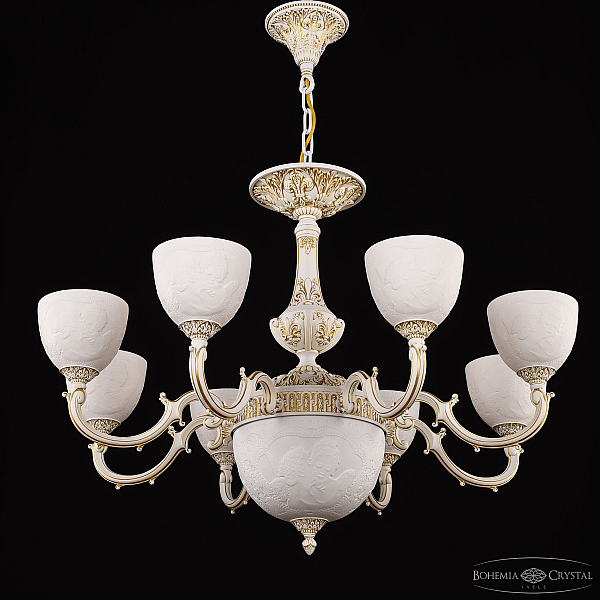 Подвесная люстра Bohemia Ivele Crystal AL78101P/8/250 WMG P1 U Angel