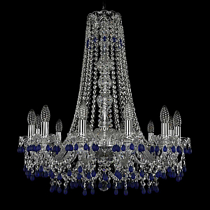 Подвесная люстра Bohemia Ivele Crystal 1410/12/240/h-74 Ni V3001