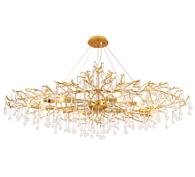 Подвесная люстра Crystal Lux REINA V2 SP12 L1500 GOLD PEARL