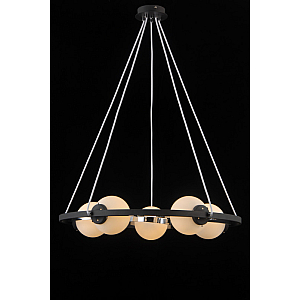 Подвесная люстра Natali Kovaltseva SPHERE 81020-5C SATIN BLACK