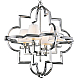 Подвесная люстра Delight Collection Mandeville KM0728P-4M nickel