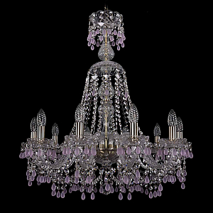 Подвесная люстра Bohemia Ivele Crystal 1410/10/240/XL-74 Pa V7010