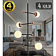 Подвесная светодиодная люстра Natali Kovaltseva Loft Led Lamps 81338 Gold Black