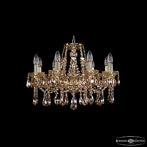 Подвесная люстра Bohemia Ivele Crystal 1413/8/200 G M721