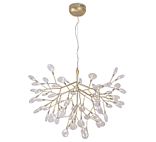 Подвесная люстра Crystal Lux Evita SP63 Gold/Transparent