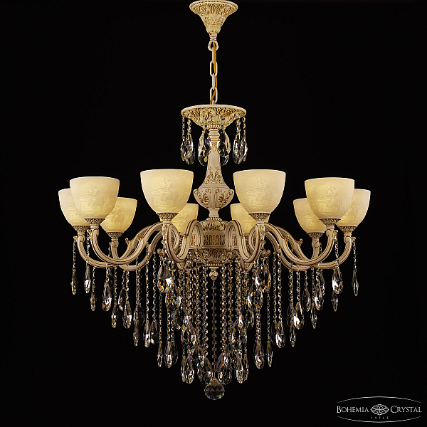 Подвесная люстра Bohemia Ivele Crystal AL78101/10/300 B WMG P1 U Pair