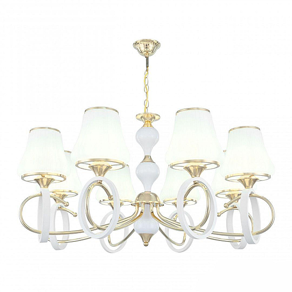 Подвесная люстра Arte Milano Florentia-2387 302387/8 Wh/Gd