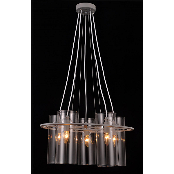 Подвесная люстра Natali Kovaltseva HELSINKI II 81060-5C STAIN GRAY