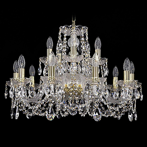 Подвесная люстра Bohemia Ivele Crystal 1402/10+5/240 G