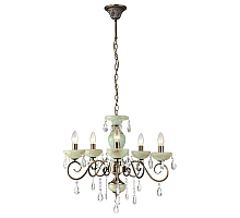 Подвесная люстра Arte Lamp Onyx Green A9592LM-5AB