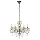 Подвесная люстра Arte Lamp Onyx Green A9592LM-5AB