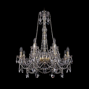 Подвесная люстра Bohemia Ivele Crystal 1411/8+4/240/h-83 G