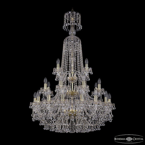 Подвесная люстра Bohemia Ivele Crystal 1409/16+8+4/300/XL-130/3d G