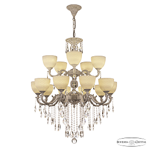 Подвесная люстра Bohemia Ivele Crystal AL78101/10+5/250/2D B WMN P1 U Wave