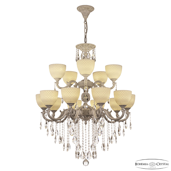 Подвесная люстра Bohemia Ivele Crystal AL78101/10+5/250/2D B WMN P1 U Wave