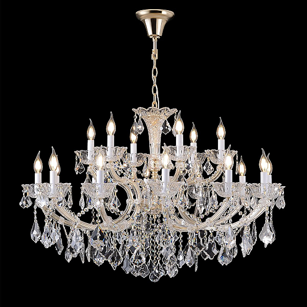 Подвесная люстра Crystal Lux CRISTELLE SP12+6 GOLD