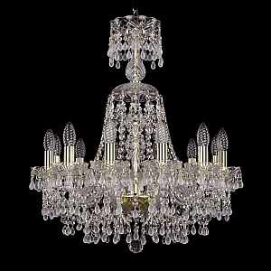 Подвесная люстра Bohemia Ivele Crystal 1410/12/195/XL-67 G V0300