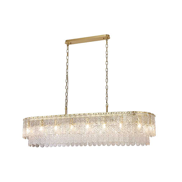 Подвесная люстра Newport 8370/140 C oval brass М0070732