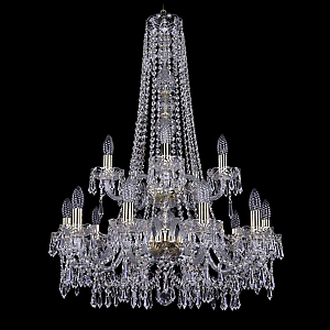 Подвесная люстра Bohemia Ivele Crystal 1403/10+5/240/h-92/2d G