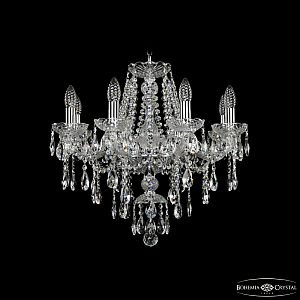 Подвесная люстра Bohemia Ivele Crystal 1415/8/200 Ni