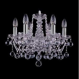 Подвесная люстра Bohemia Ivele Crystal 1413/6/141 Ni Balls