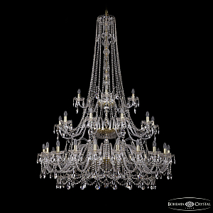 Подвесная люстра Bohemia Ivele Crystal 1411/20+10+5/530/h-202/3d G