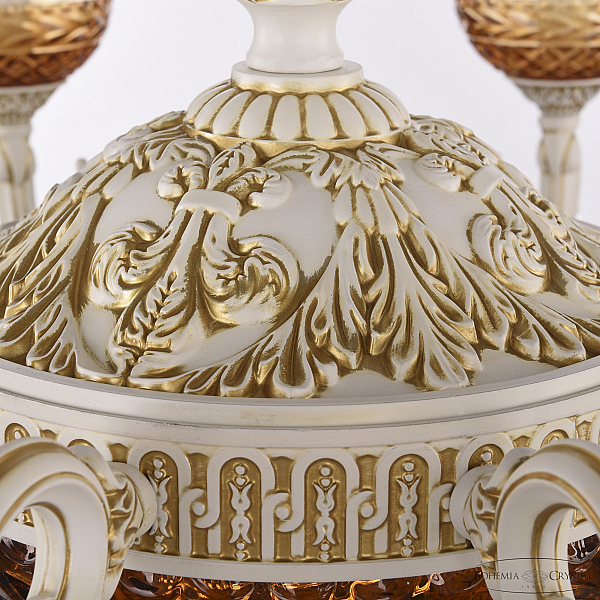 Подвесная люстра Bohemia Ivele Crystal AL78101P/8/250 A WMG P Amber/M-1F