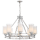 Подвесная люстра Lumina Deco Marietta LDP 8025-8 CHR+WT