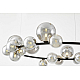 Подвесная люстра Lumina Deco LDP 7033-24 BK+GY