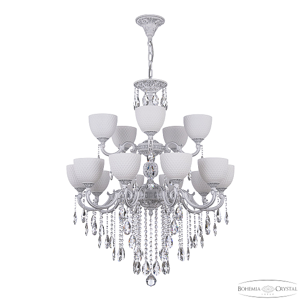 Подвесная люстра Bohemia Ivele Crystal AL78101/10+5/250/2D B WMN P1 U Wave