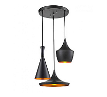 Подвесная люстра Lumina Deco Foggi LDP 7712-3 BK