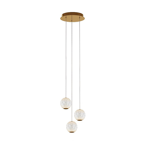 Подвесная светодиодная люстра Maytoni Sapphire MOD293PL-L18BS3K