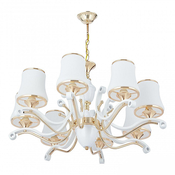 Подвесная люстра Arte Milano Florentia-3987 303987/8 Wh/Gd
