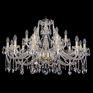 Подвесная люстра Bohemia Ivele Crystal 1413/12+6/360 G