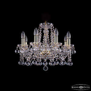 Подвесная люстра Bohemia Ivele Crystal 1413/8/165 G Balls