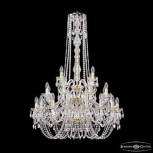 Подвесная люстра Bohemia Ivele Crystal 1402/16+8+4/300/h-123/3d G