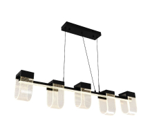 Подвесная люстра LED4U L7707-1200 BK