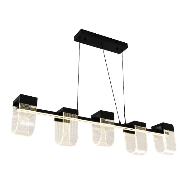 Подвесная люстра LED4U L7707-1200 BK Подвесная люстра LED4U L7707-1200 BK
