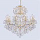 Подвесная люстра Crystal Lux Isabel SP11 Gold/Transparent
