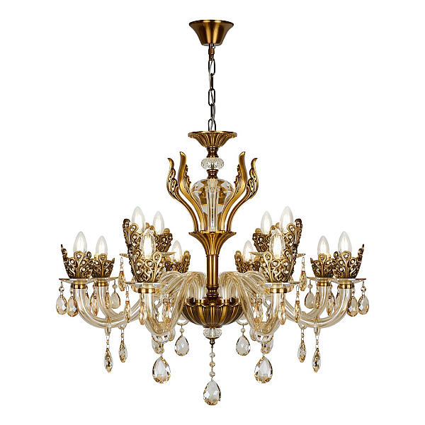 Подвесная люстра iLamp Asia 61078-8+4 BR