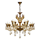 Подвесная люстра iLamp Asia 61078-8+4 BR