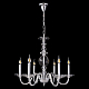 Подвесная люстра Crystal Lux ARABESQUE SP6 CHROME