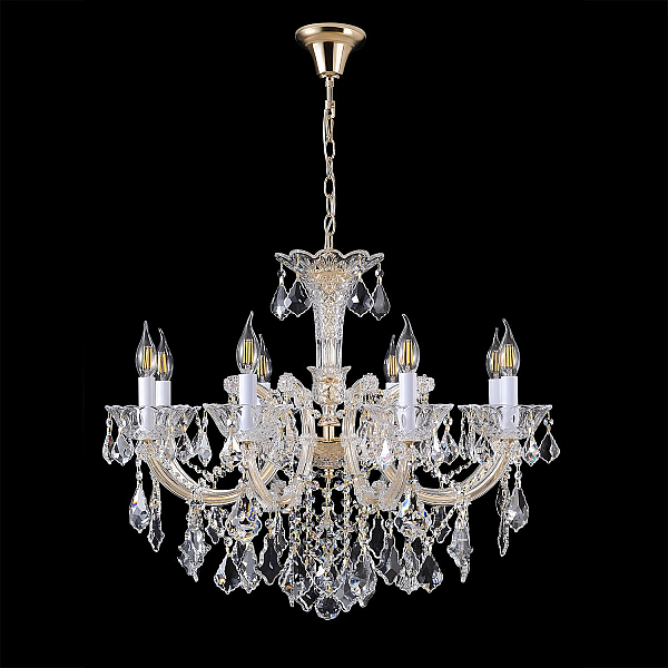 Подвесная люстра Crystal Lux CRISTELLE SP8 GOLD