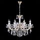 Подвесная люстра Crystal Lux CRISTELLE SP8 GOLD