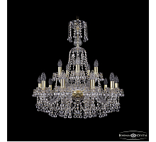 Подвесная люстра Bohemia Ivele Crystal 1409/10+5/240/XL-77 G